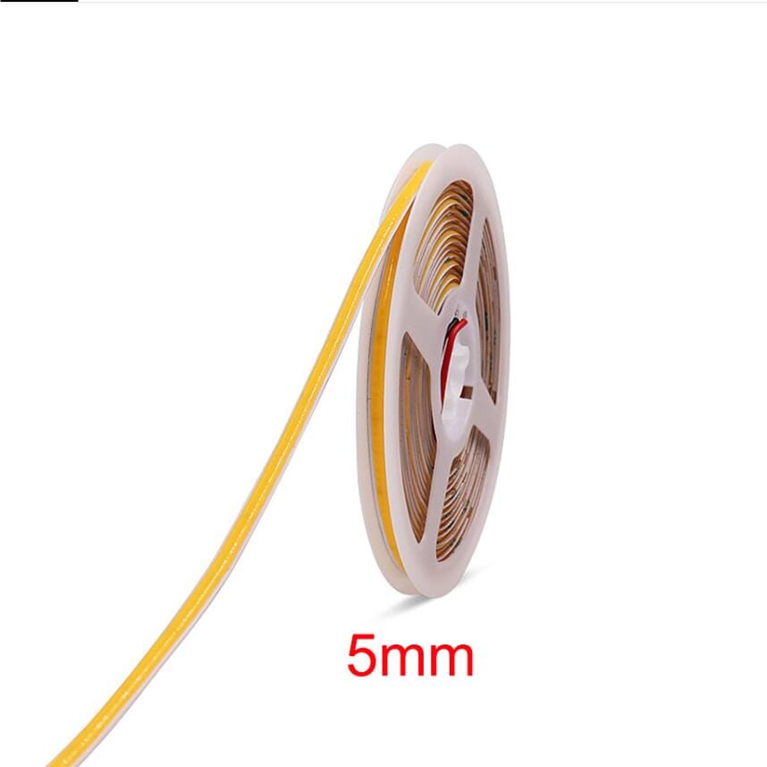 Banda LED COB CCT (Dual White) 600led/m, IP20, 24V, 5 Metri, 2 fire, Ultra Subtire Banda LED COB CCT (Dual White) 600led/m, IP20, 24V, 5 Metri, 2 fire, Ultra Subtire