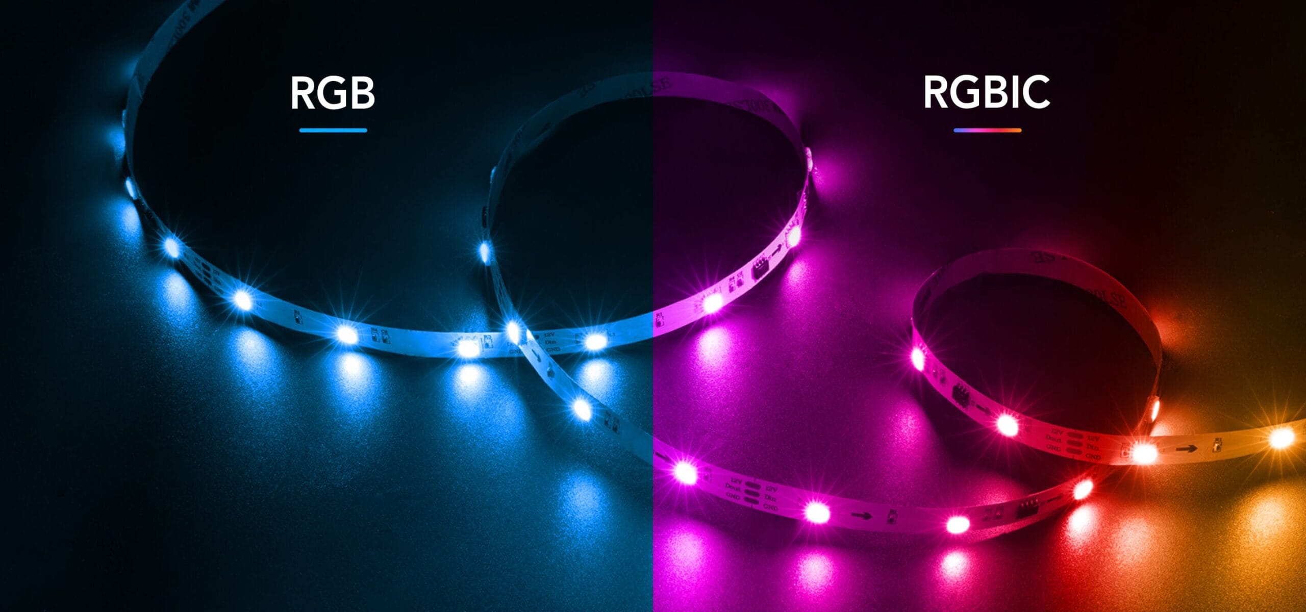 Banda LED Govee H6144 RGBIC, Sincronizare Muzica, Wifi si Bluetooth 10m, Alexa, Google Asistant