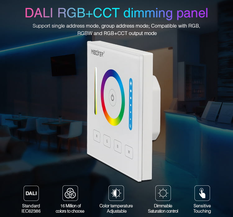 MiBoxer DP3 Panou DALI RGB+CCT