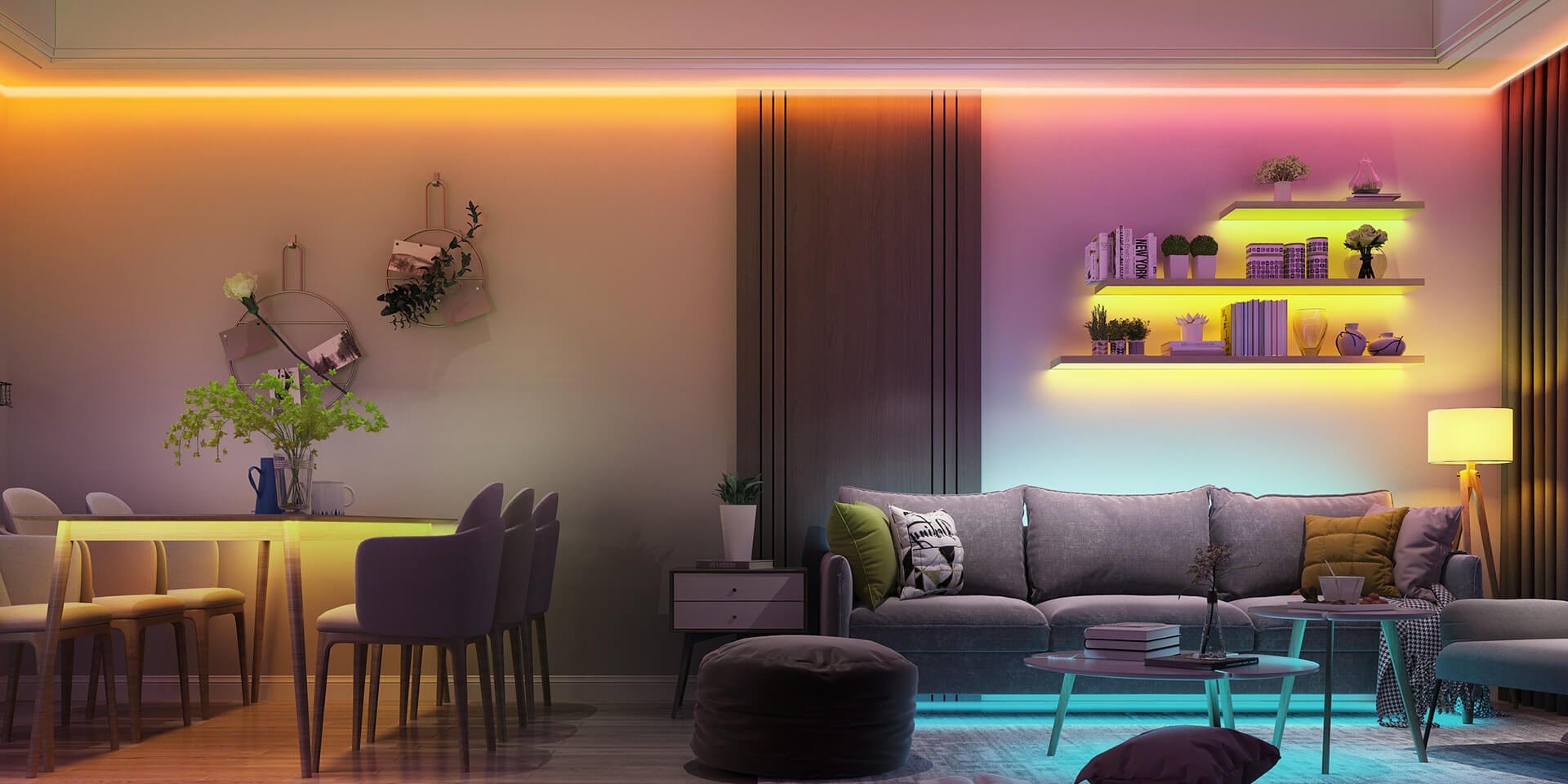 Banda LED Govee Basic H618C RGBIC, 10m, Sincronizare Muzica, Wifi si Bluetooth, Alexa , Google Asistant