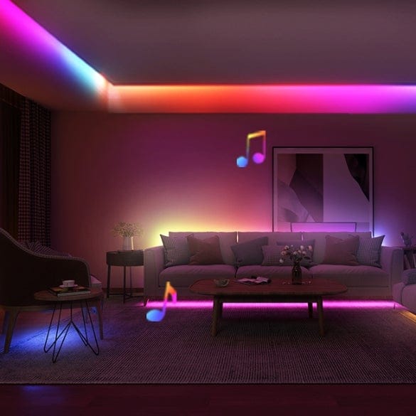 Banda LED Govee Basic H618C RGBIC, 10m, Sincronizare Muzica, Wifi si Bluetooth, Alexa , Google Asistant