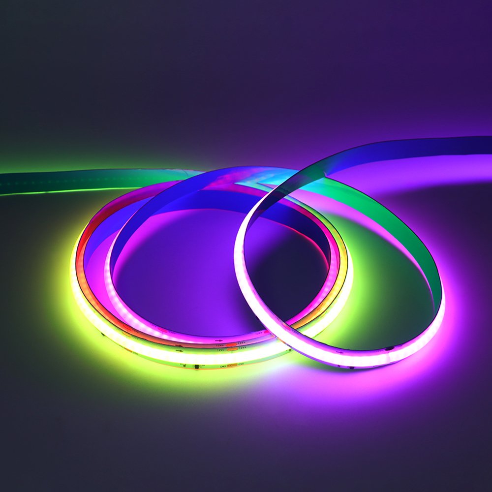 Banda LED COB Digital WS2811 RGB 720led/m, IP20, 12V, 5 Metri Banda LED COB Digital WS2811 RGB 720led/m, IP20, 12V, 5 Metri