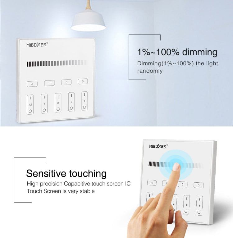 MiBoxer DP1S Panou Touch Dimare Monocolor DALI ( DT6 )