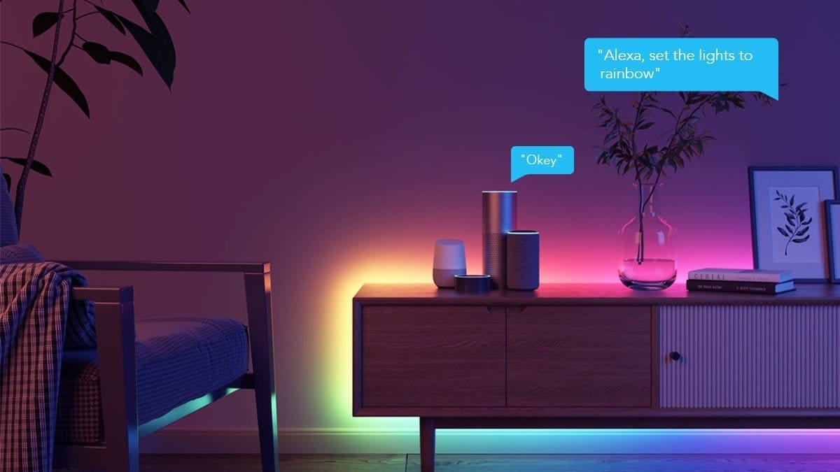 Banda LED Govee Basic H618C RGBIC, 10m, Sincronizare Muzica, Wifi si Bluetooth, Alexa , Google Asistant