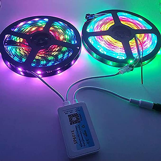 Controler SP601E Bluetooth, Control muzica, 2 iesiri pentru banda led Digitala